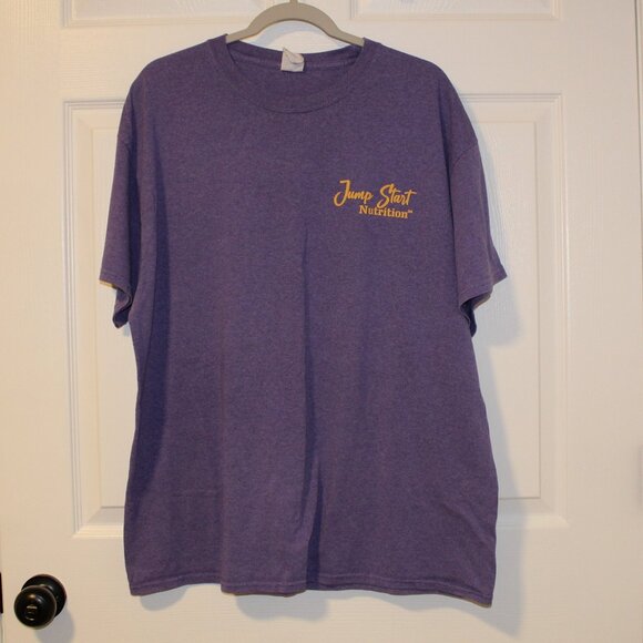 Port & Company purple cotton/polyester blend XL t-shirt - Picture 1 of 4